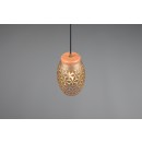 Trio R31571065 Pendelleuchte Bidar 1x28W | E27 | IP20 - höhenverstellbar, Kaffee