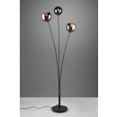 Trio R41303017 Stehleuchte Sheldon 3x10W | E14 | IP20 - Fußschalter, mehrfarbig/schwarz