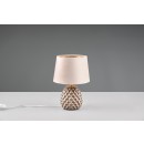 Trio R51531044 Tischleuchte Ariana 1x40W | E14 | IP20 - Kabelschalter, Keramik/Muster