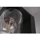Trio 511660132 Säule Ardila 1x40W | E27 | IP44 - Dimmsensor, Licht ein/aus Schalter, mattschwarz, transparentes Glas