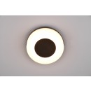 Trio R24246132 LED Außenwand-/Deckenleuchte Morena 1x14W | 1500lm | 2300+3000+4000K | IP54 - Farbtemperatur direkt an der Leuchte einstellbar, schwarz matt