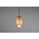 Trio R31571065 Pendelleuchte Bidar 1x28W | E27 | IP20 - höhenverstellbar, Kaffee