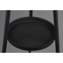 Trio R41561032 Stehleuchte Colette 1x60W | E27 | IP20 - Fußschalter, Stoffschirm, schwarz matt/taupe