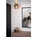 Lucide 03134/01/65 Deckenleuchte Rosalind 1x40w | E27 - Rauchgrau, Glas, Dimmer