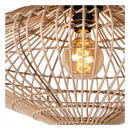 Lucide 03135/56/72 Deckenleuchte Magali 1x40w | E27 - Hellholz, Rattan, dimmbar