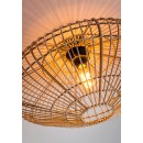Lucide 03135/56/72 Deckenleuchte Magali 1x40w | E27 - Hellholz, Rattan, dimmbar