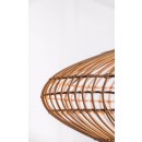 Lucide 03435/56/72 Hängende Deckenleuchte Magali 1x40w | E27 - Hellholz, Rattan, dimmbar