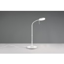 Trio 523310131 LED-Tischleuchte Monza 1x12W | 1400lm | 2300+3000+4000K | IP20 - einstellbare Lichtfarbe in einzelnen Stufen, flexibler Arm, integrierter Dimmer mit Sensor, Memory-Funktion, mattweiß