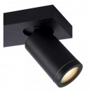 Lucide 09930/10/30 Spotleuchte 2x5w | LED GU10 | 2320lm | 2200K / 3000K | IP44 - inkl. Lampe, schwarz, einstellbar, dimmbar, CCT