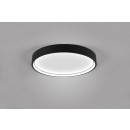 Trio 641310232 LED-Deckenleuchte Doha - Lichtfarbeneinstellung an der Leuchte, getrennte Schaltung der Leuchtmittel, mattschwarz