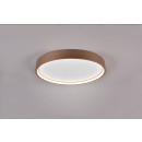 Trio 641310265 LED-Deckenleuchte Doha - Lichtfarbeneinstellung an der Leuchte, getrennte Schaltung der Lichtquellen, Kaffee