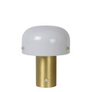 Lucide 05539/01/02 Timon 1x25w Tischlampe E27 - Messing, Glas, dimmbar