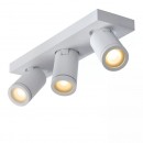 Lucide 09930/15/31 Spotleuchte 3x5w | LED GU10 | 3x320lm | 2200K / 3000K | IP44 - inkl. Lampe, weiß, einstellbar, dimmbar, CCT