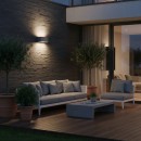 Ideal Lux 061580 Außenwandleuchte 1x60W Andromeda | E27 | IP55 - anthrazit