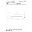 Lucide 08109/01/31 Leuchte Lex 1x40W | E27