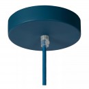 Lucide 08327/01/35 Hängende Deckenleuchte Pola 1x60w | E27 - blau, dimmbar