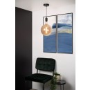 Lucide 08426/01/30 Hängende Deckenleuchte Jova 1x60w | E27 - schwarz, dimmbar