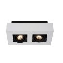 Lucide 09119/11/31 Decken- und Spotleuchte Xirax 2x5W | GU10 | 2200-3000K - D