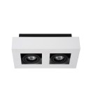 Lucide 09119/11/31 Decken- und Spotleuchte Xirax 2x5W | GU10 | 2200-3000K - D