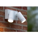 Lucide 09831/02/31 Außenwandlampe Taylor 2x5w | Gu10 | IP54 - weiß, Fleck, einstellbar, Bewegungssensor
