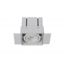 Lucide 09925/01/31 Spotleuchte Trimless 1x50w | GU10 - weiß, einstellbar, dimmbar