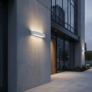 Ideal Lux 100364 Außenwandleuchte 2x60W Andromeda | E27 | IP54 - weiß