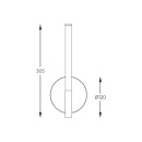Zuma Line 003064-028071 LED Wandleuchte LAUTARO integrierte LED-Quelle