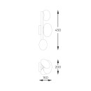 Zuma Line 133867-027991 Wandleuchte OMI G9