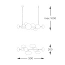 Zuma Line 133867-027983 Pendelleuchte OMI G9
