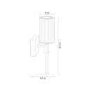 Zuma Line 002177-030000 Wandleuchte ARIA E14