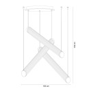 Zuma Line 002177-030011 LED Pendelleuchte COMO integrierte LED-Quelle