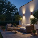 Ideal Lux 163611 Außenwandleuchte Gun 2x60W|E27|IP54