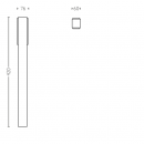 Philips 16488/93/P0 LED Sockelleuchte Stratosphere 1x4,5W | 2700K | IP44
