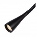 Lucide 18256/03/30 LED Tischlampe mit Clip Zozy 1x4w | 250lm | 3000k - schwarz, dimmbar