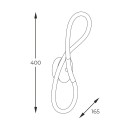 Zuma Line 003064-026630 LED Wandleuchte BALBO integrierte LED-Quelle