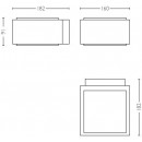 Philips 17337/93/PN Außenwandleuchte Hedgehog 1x42W| E27 | IP44