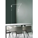 TRIO 200200131 Wandleuchte Line 1x40W | E27 | IP20 - Schwenkarm, Kabelschalter, weiß