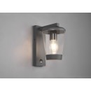Trio 211069142 Außenwandleuchte mit Bewegungssensor Cavado 1x40w | E27 | IP44 - Anthrazit