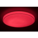 Rabalux 2118 LED Deckenleuchte Bruce 1x60w | 4800lm | 3000-6000K | RGB - dimmbare, Fernbedienung, Timer, Nacht Übernachtung, Sterneffekt, weiß
