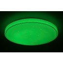 Rabalux 2118 LED Deckenleuchte Bruce 1x60w | 4800lm | 3000-6000K | RGB - dimmbare, Fernbedienung, Timer, Nacht Übernachtung, Sterneffekt, weiß