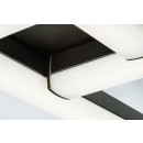 Rabalux 2168 LED-Bad-Deckenaufbauleuchte Evan 1x18W | 1750lm | 4000K | IP44 - schwarz, weiß