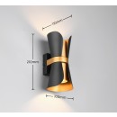 Trio T218600280 Wandleuchte COAT  GU10