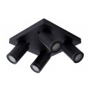 Lucide 09930/20/30 Spotleuchte 4x5w | LED GU10 | 2200K / 3000K | 4x320lm | IP44 - inkl. schwarz, einstellbar, dimmbar, CCT