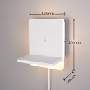 Trio T248670131 LED Wandleuchte FAIRFIELD | 9W integrierte LED-Quelle | 950lm | 3000K