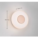 Trio T254910165 LED Wandleuchte CELESTE | 10W integrierte LED-Quelle | 1100lm | 3000K