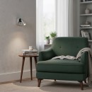 Ideal Lux 260679 LED Wandleuchte Bean Square 1x35w | 220lm | 3000K - Netzschalter auf Körper, Nickel