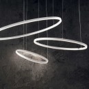 Ideal Lux 269856 LED Hängende Deckenleuchte Oracle Slim 1x30w | 2480lm | 4000k - weiß