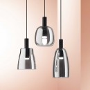 Ideal Lux 275581 LED Hängende Deckenleuchte Coco-1 SP 1x7w | 660lm | 3000k - Rauch, schwarz