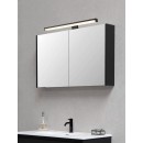 Trio 284114032 LED Wandleuchte Lino 1x75w | 800lm | 3000k | IP44 - Matt schwarz