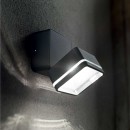 Ideal Lux 285511 LED Außen Wandleuchte Omega Ap Square 1x7w | 650lm | 4000k | IP54 - Anthrazit